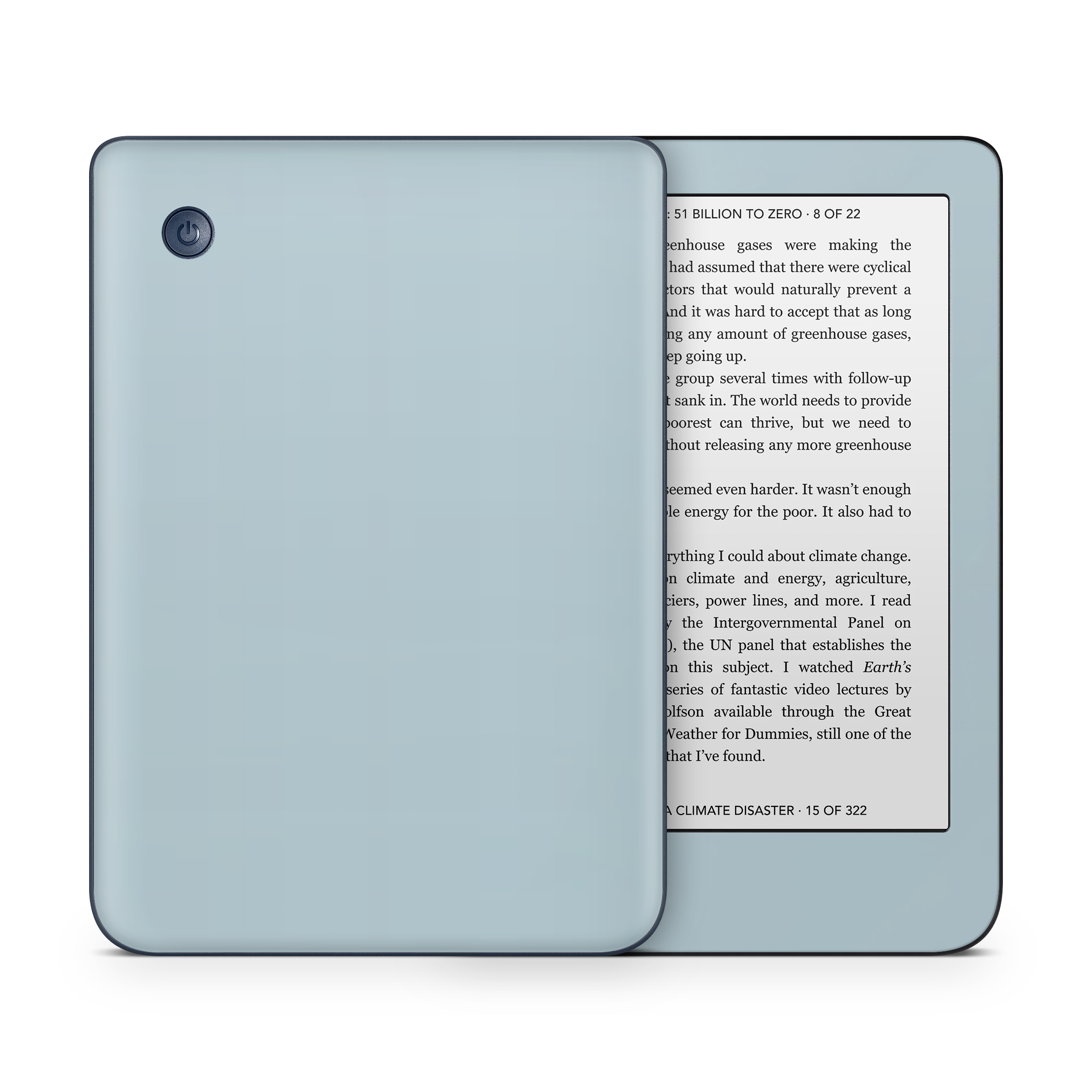 Baby Blue Kobo eReader Skin
