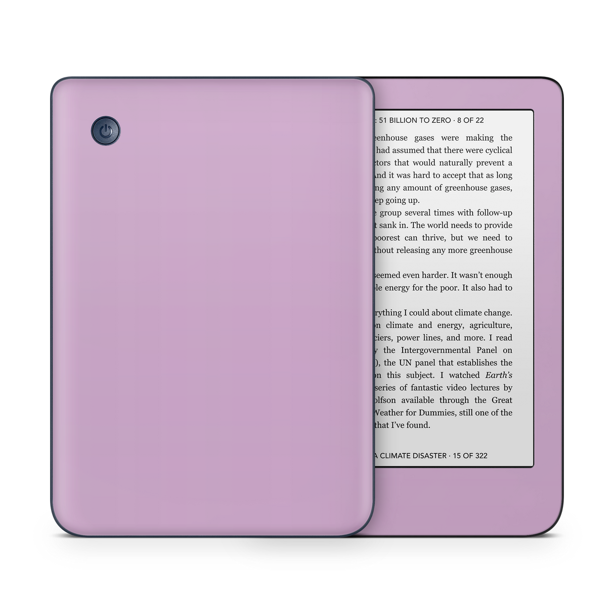 Soft Lilac Kobo eReader Skin