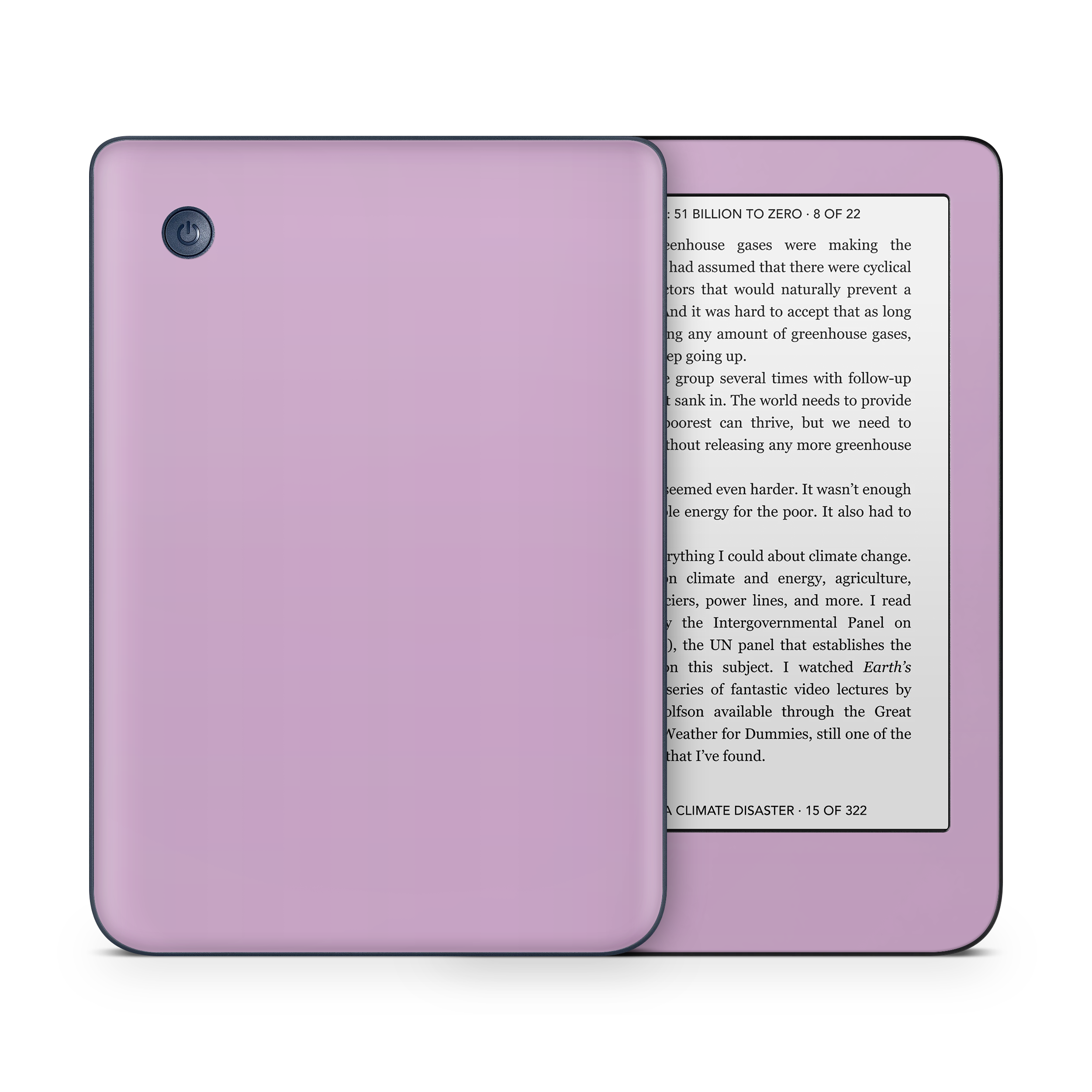 Soft Lilac Kobo eReader Skin