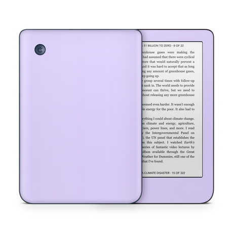 Light Lavender Kobo eReader Skin