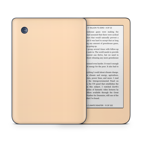 Pale Peach Kobo eReader Skin