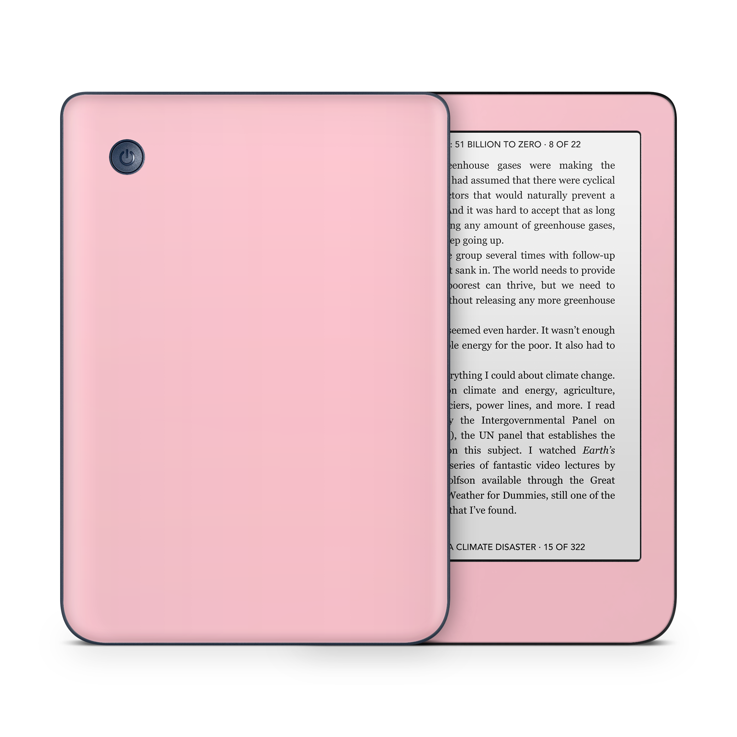 Blush Pink Kobo eReader Skin