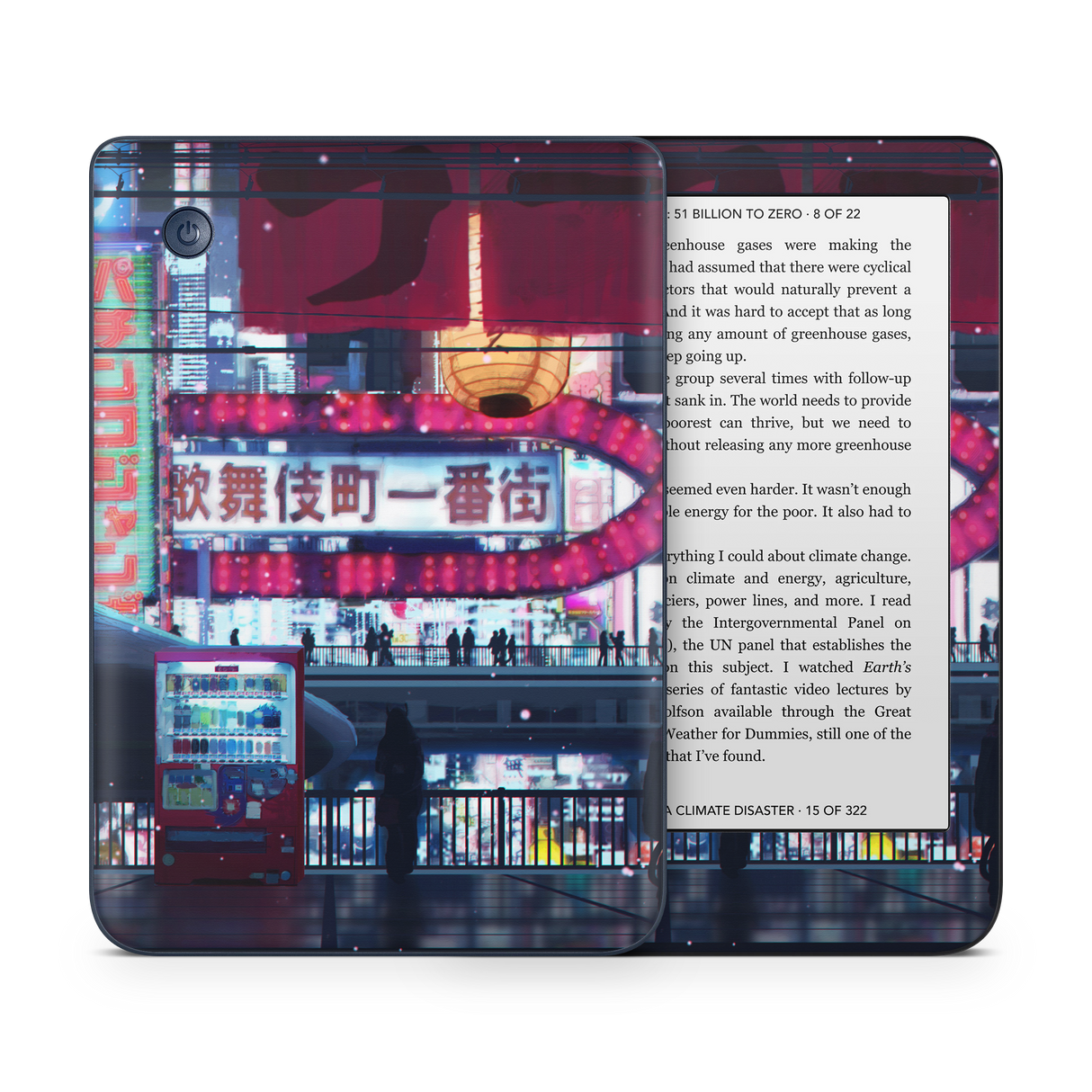 Cyberpunk Streets Kobo Skin