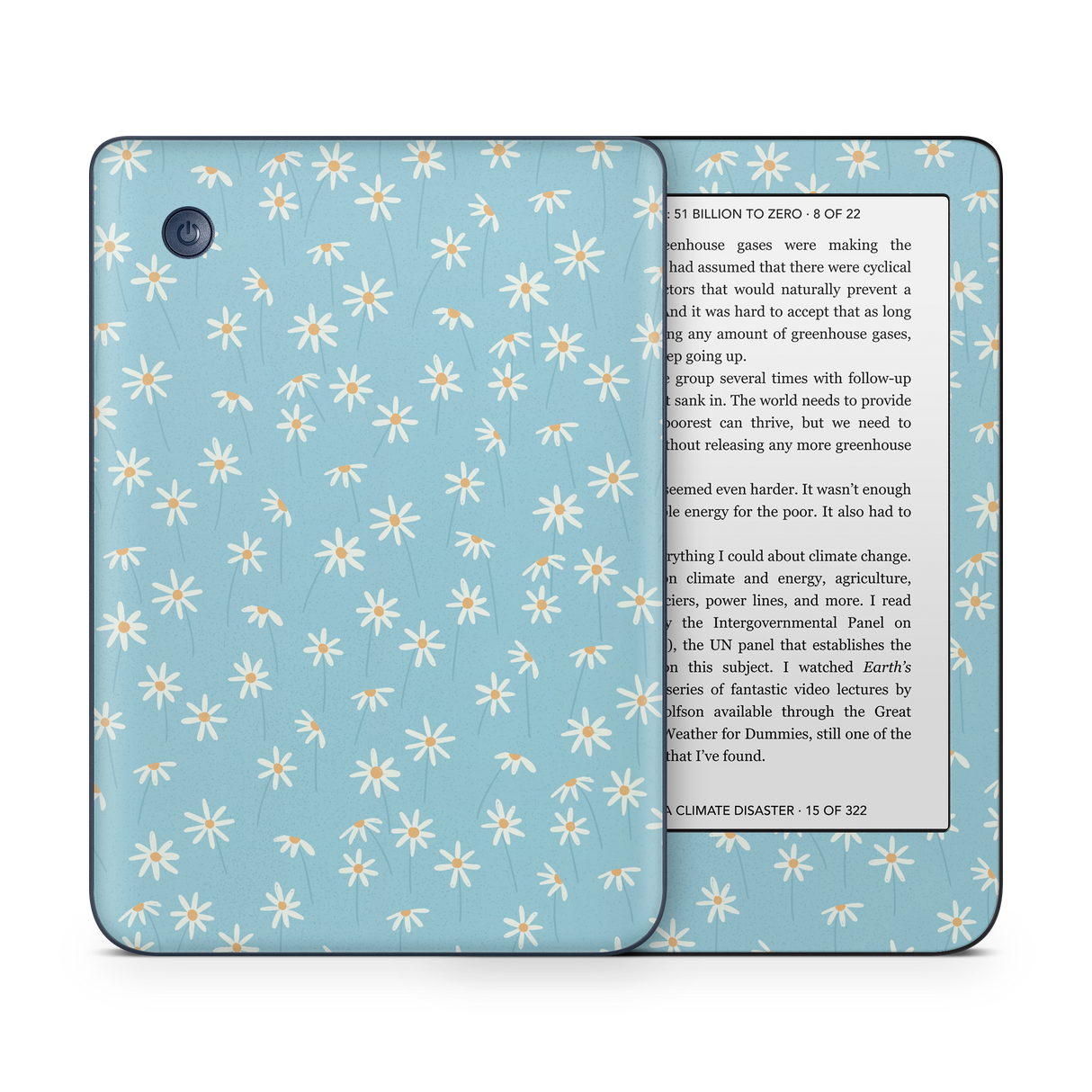 Daisy Blue Kobo Skin