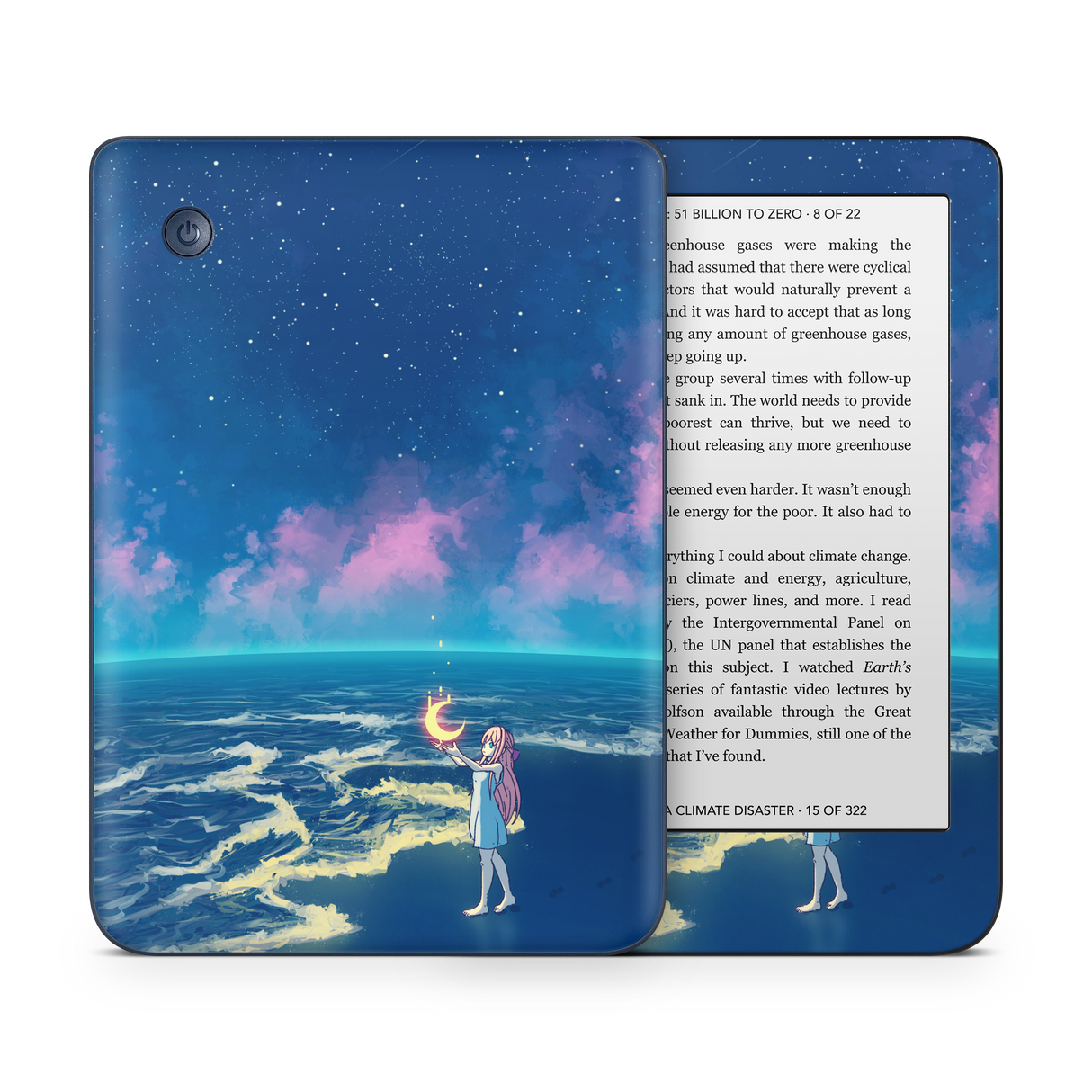 Catching the moon Kobo Skin