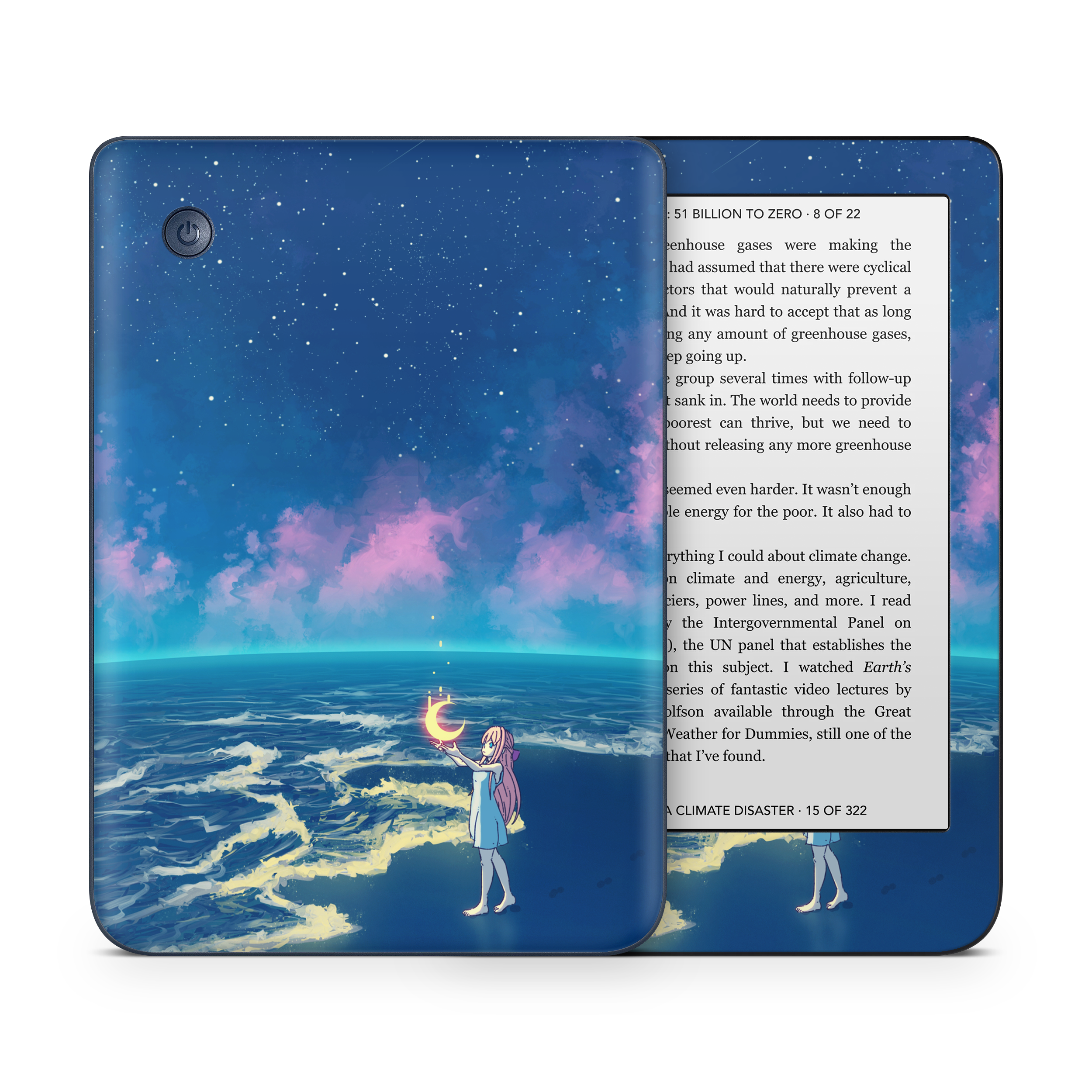 Catching the moon Kobo Skin