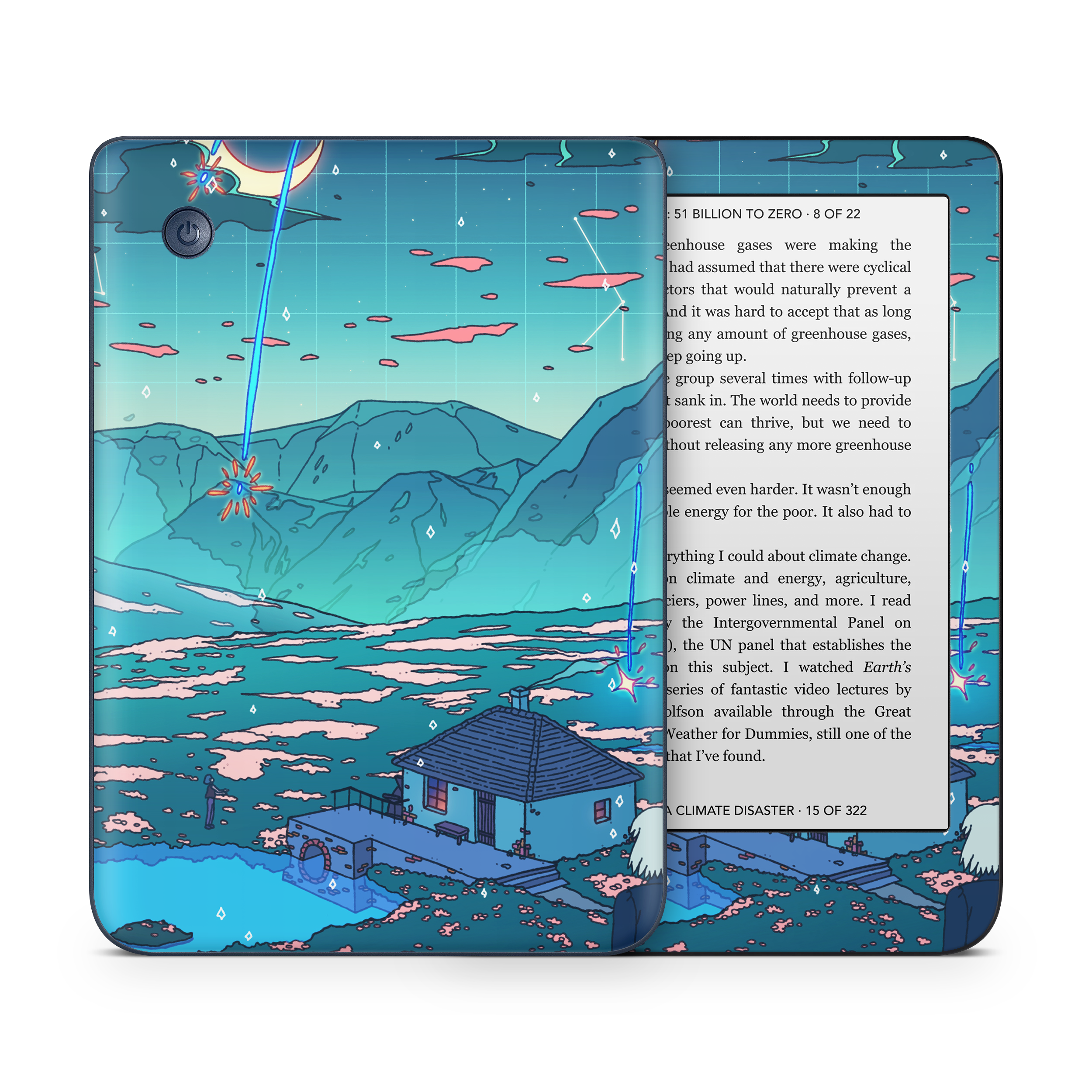 Crystal Shower Kobo Skin