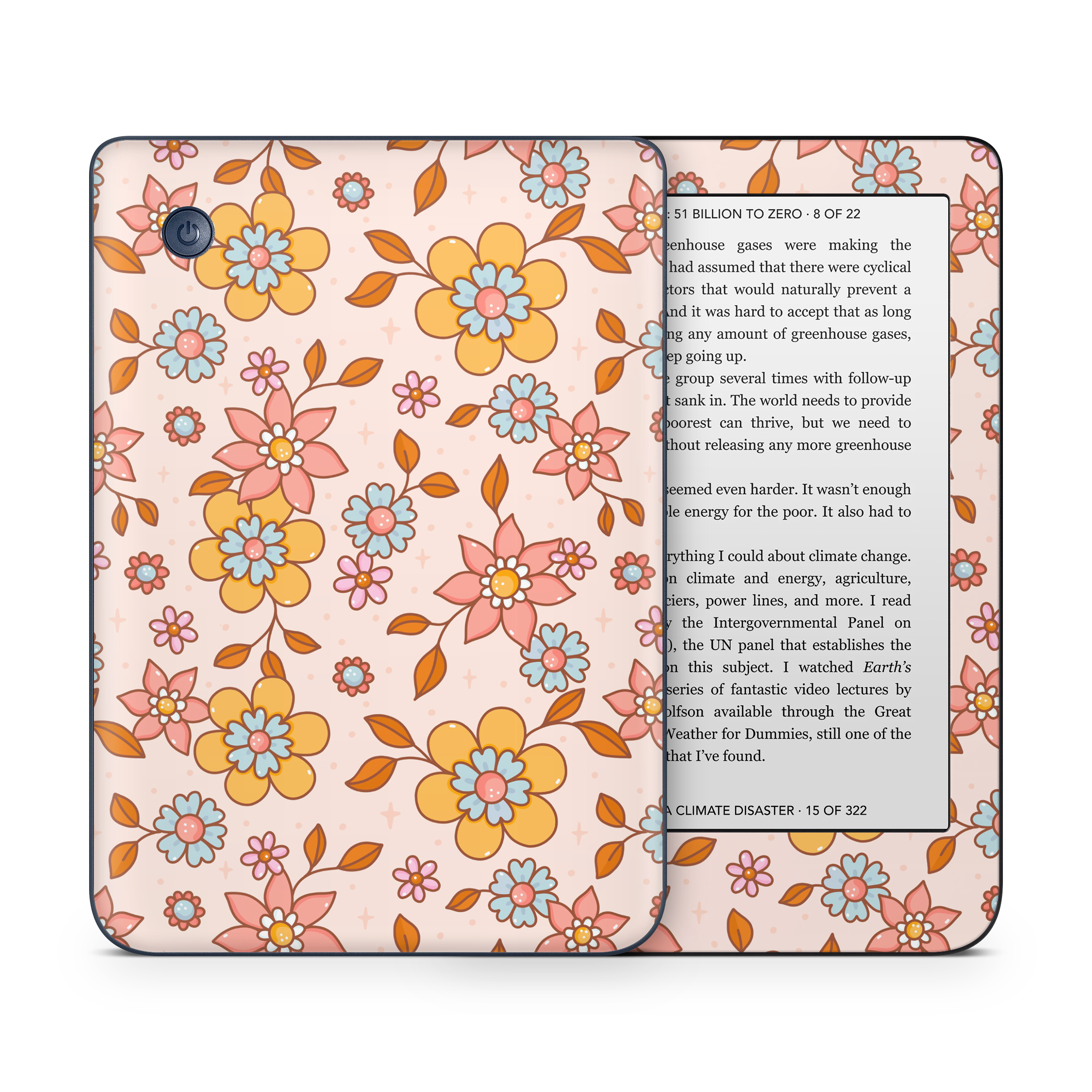 Fall Floral Kobo Skin