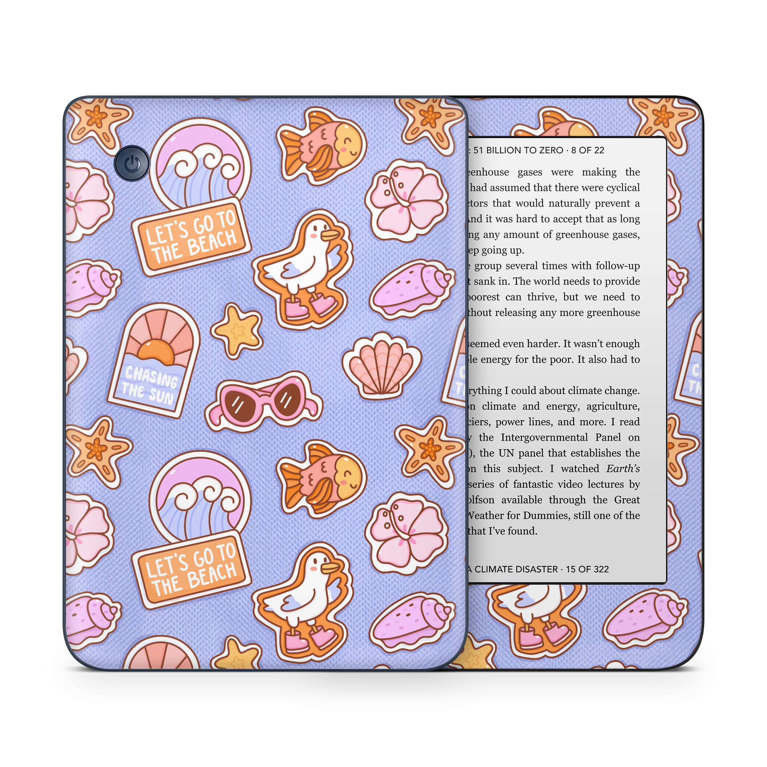 Patches Blue Kobo Skin