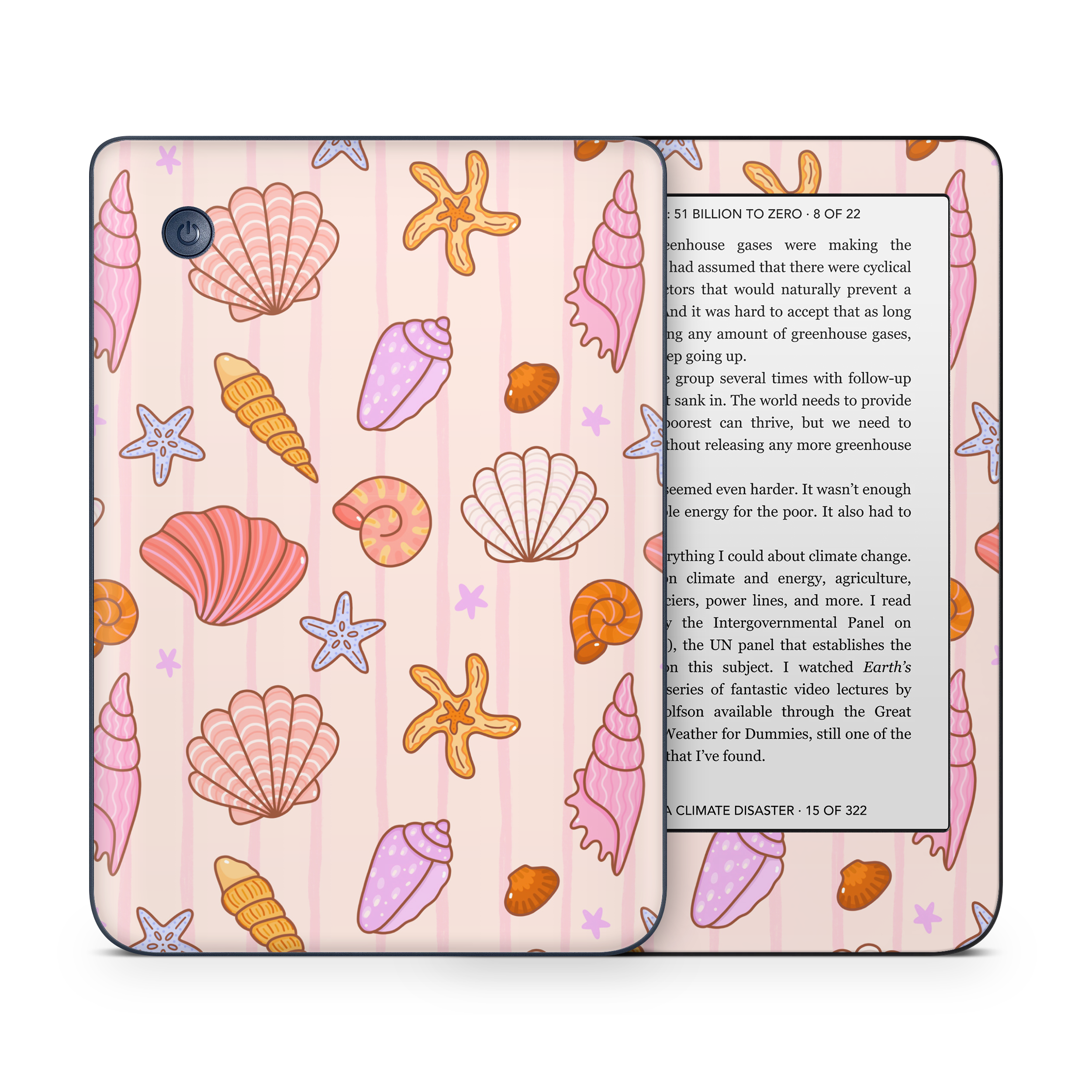 Seashells Kobo Skin