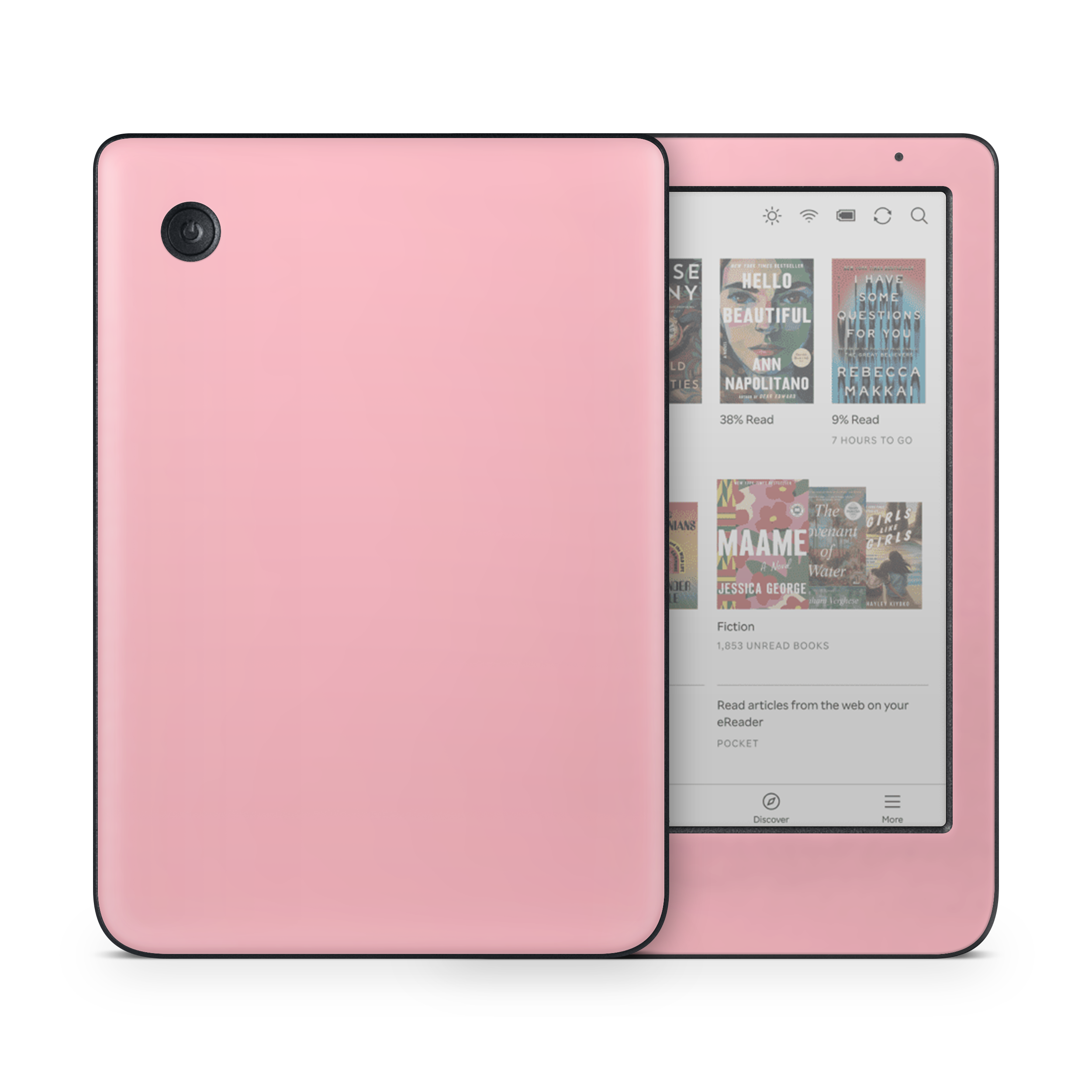 Pastel Pink Kobo eReader Skin