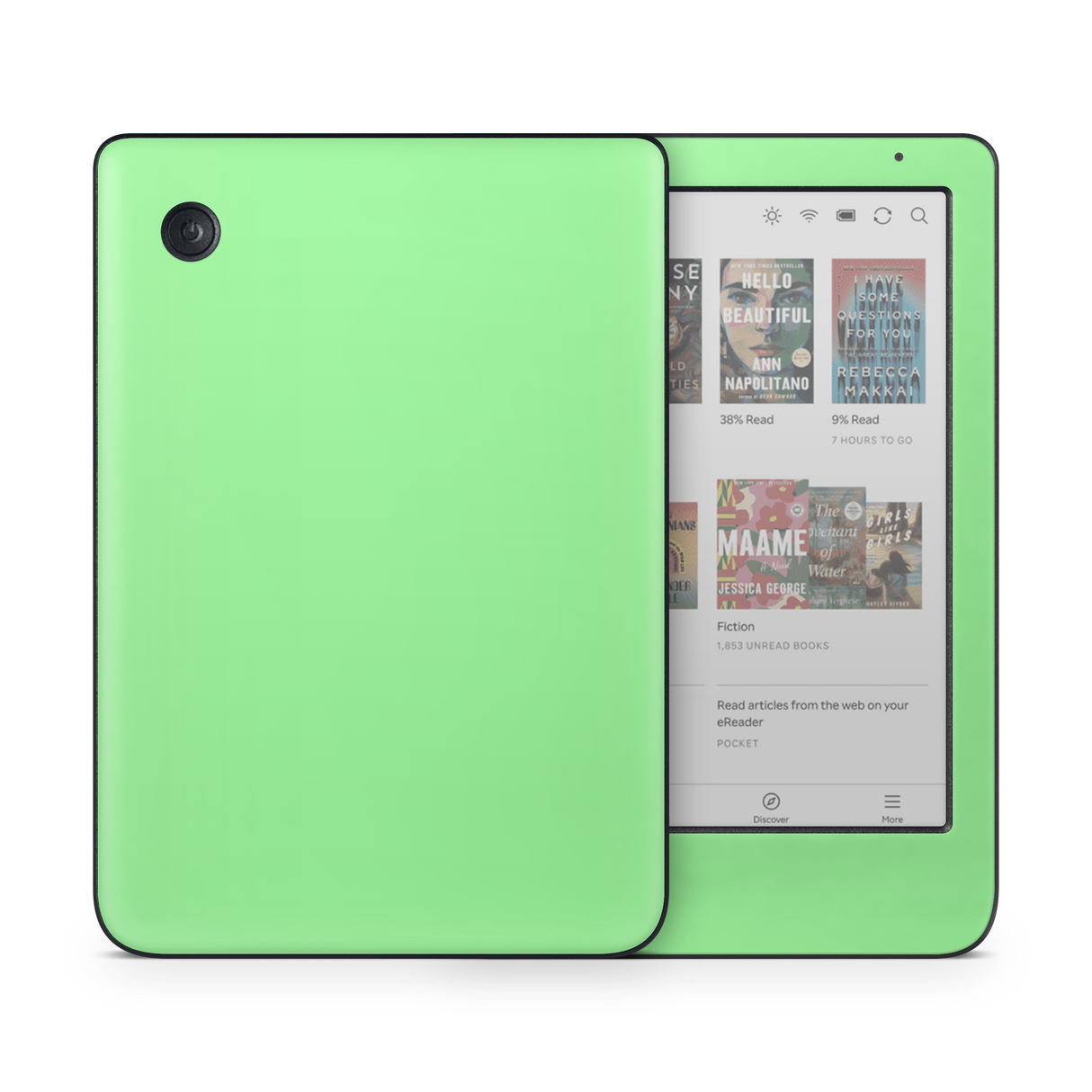 Green Ereader Mint Green Kobo eReader Skin – CUCU Covers