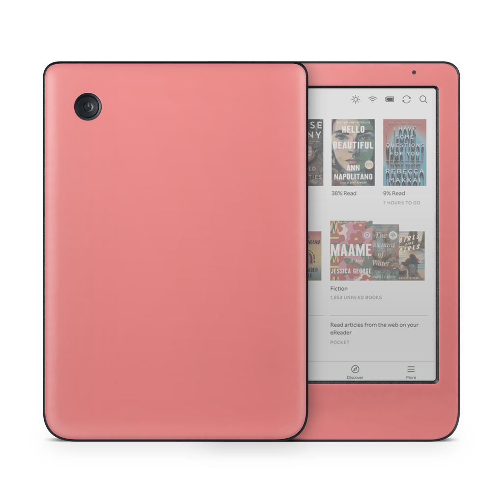 Light Coral Kobo eReader Skin