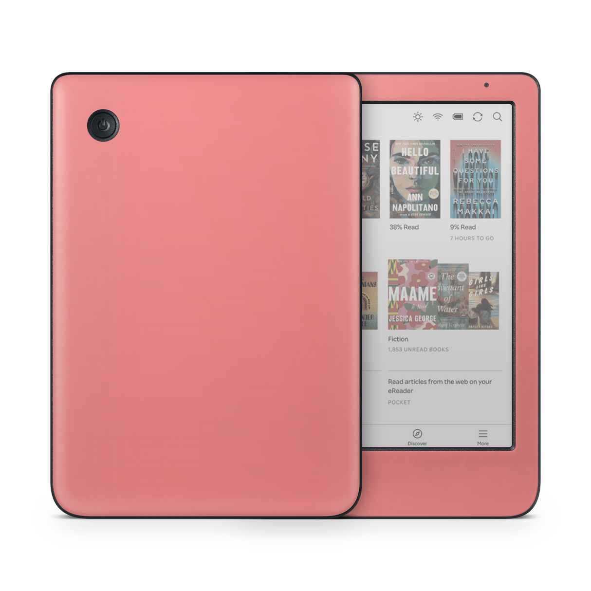 Light Coral Kobo eReader Skin