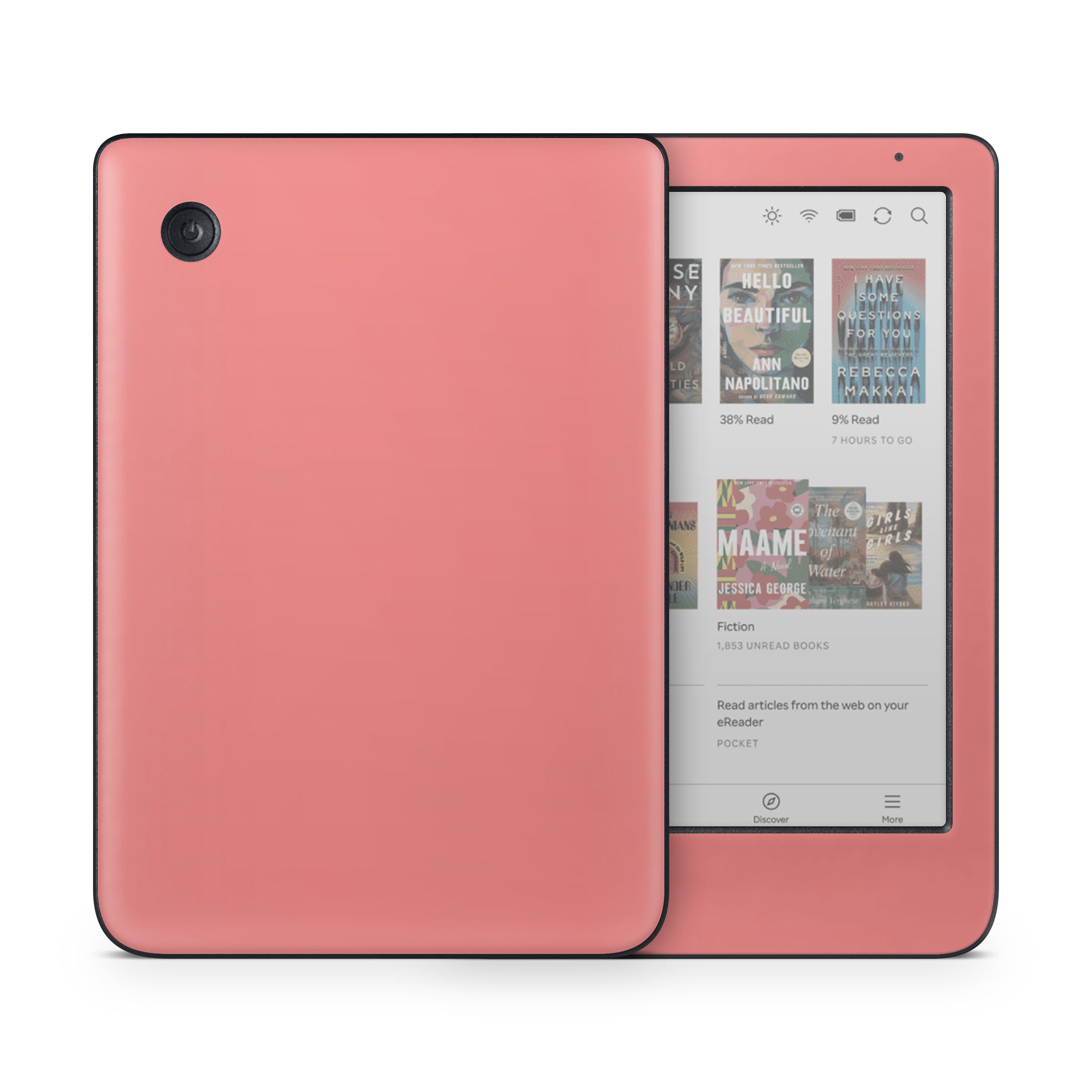 Light Coral Kobo eReader Skin