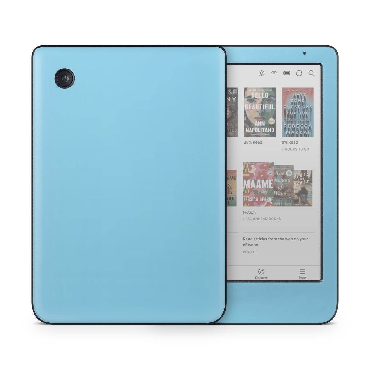 Sky Blue Kobo eReader Skin