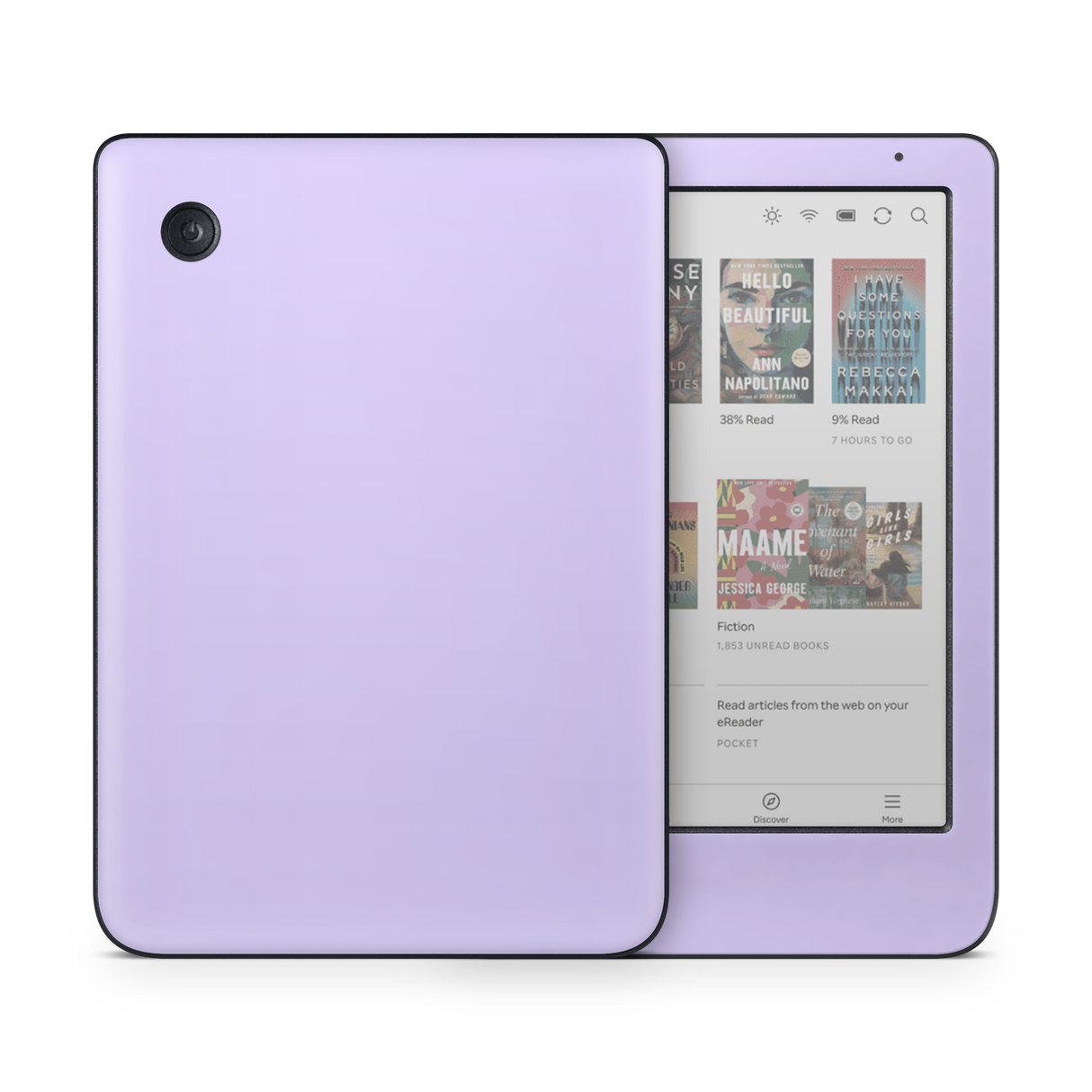 Light Lavender Kobo eReader Skin