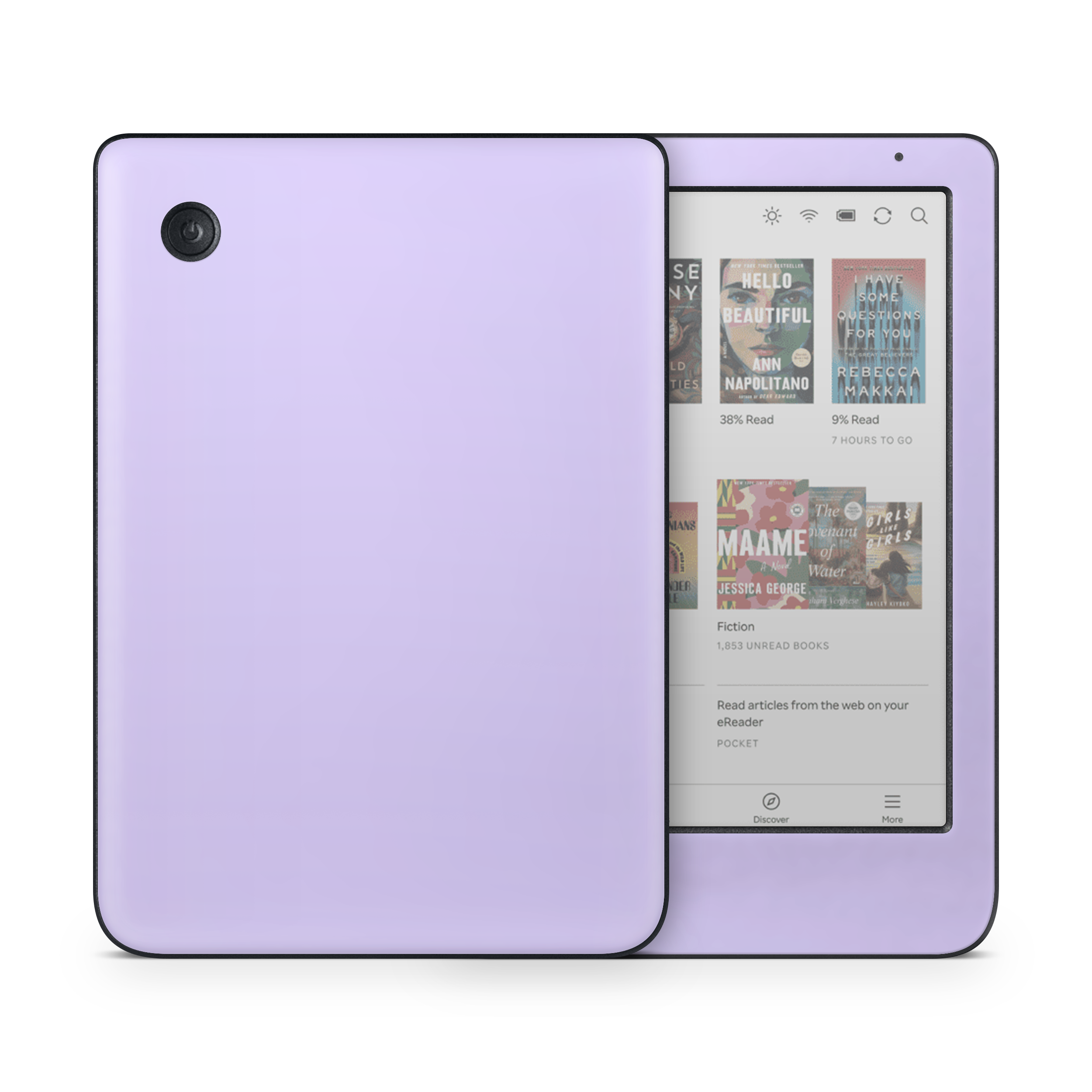 Light Lavender Kobo eReader Skin