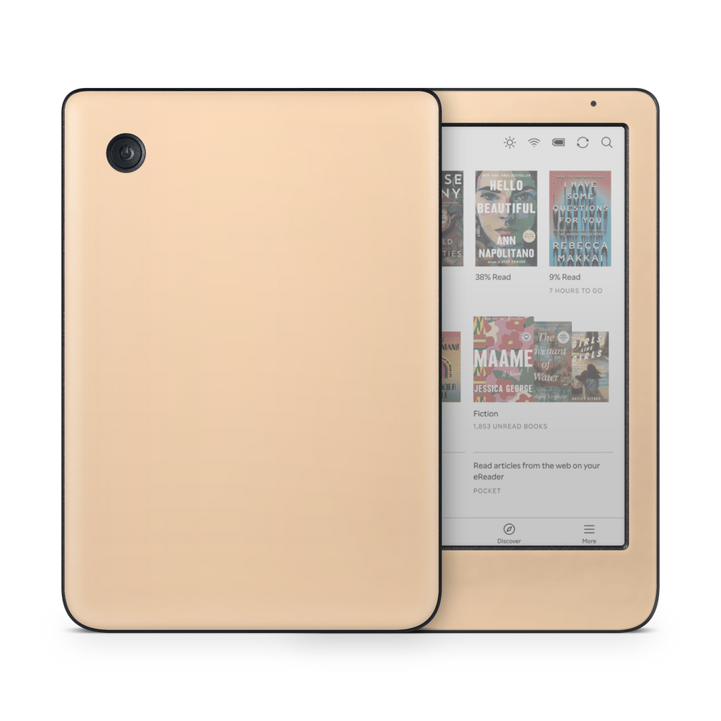 Pale Peach Kobo eReader Skin