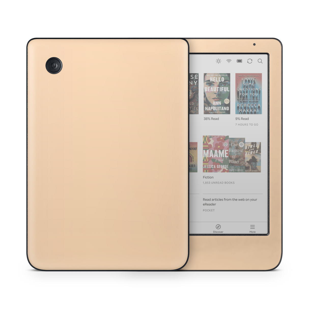 Pale Peach Kobo eReader Skin