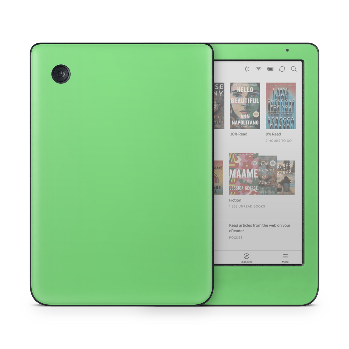 Pastel Green Kobo eReader Skin