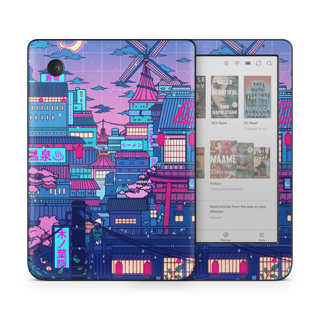 Cyberpunk Village Kobo Skin