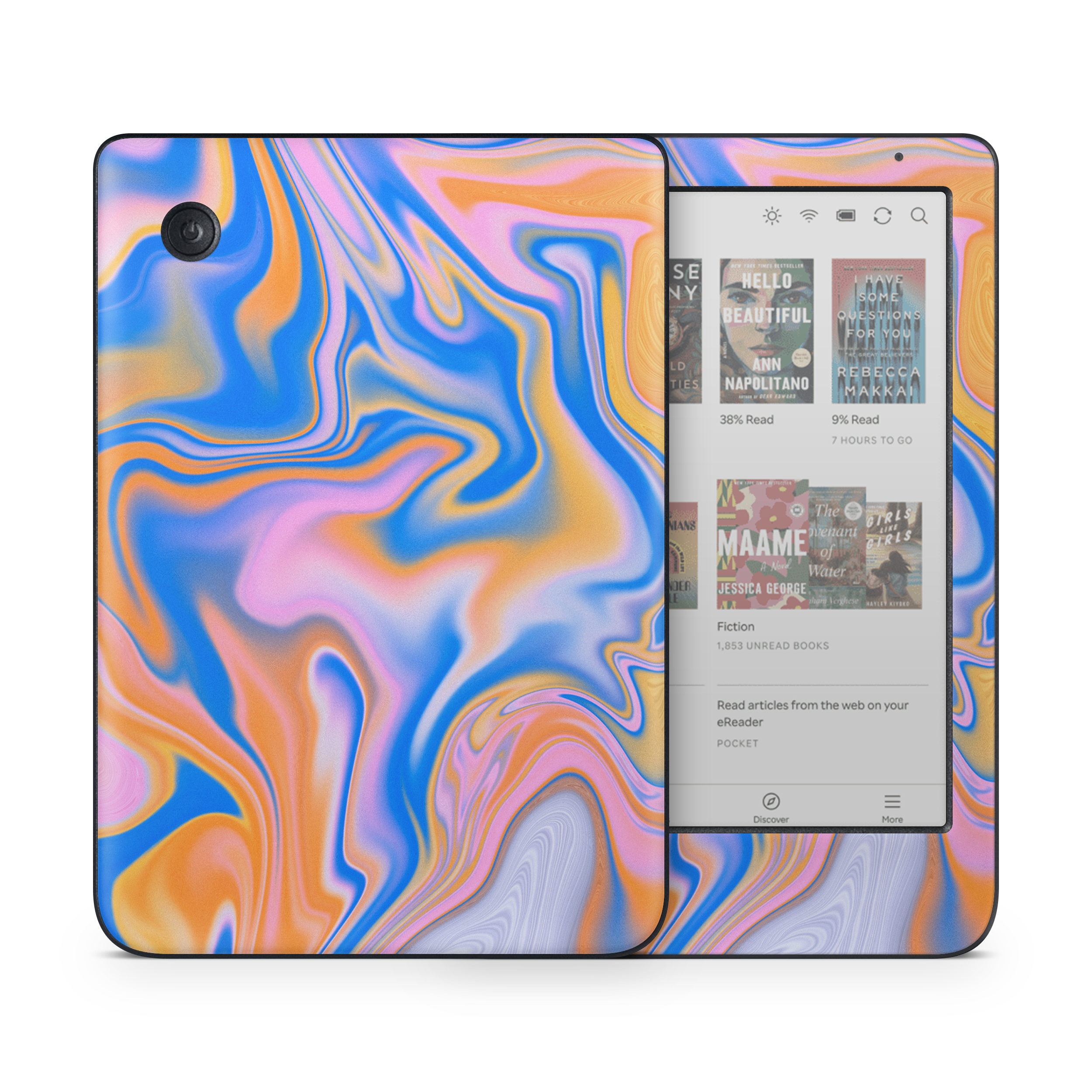 Blue Liquid Kobo Skin