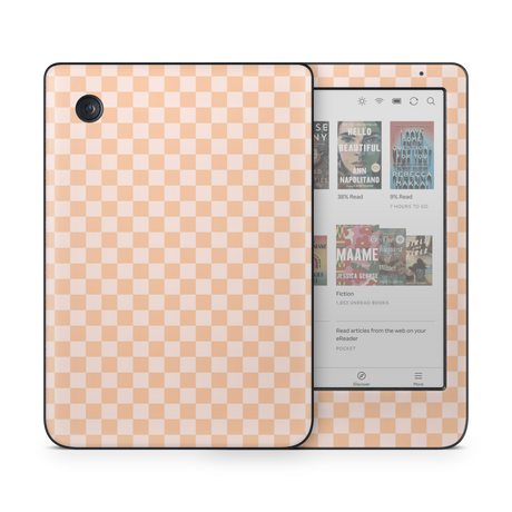 Checkered Cream Kobo Skin