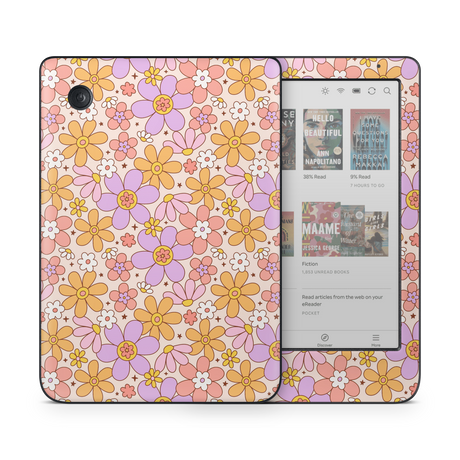 Groovy floral Kobo Skin