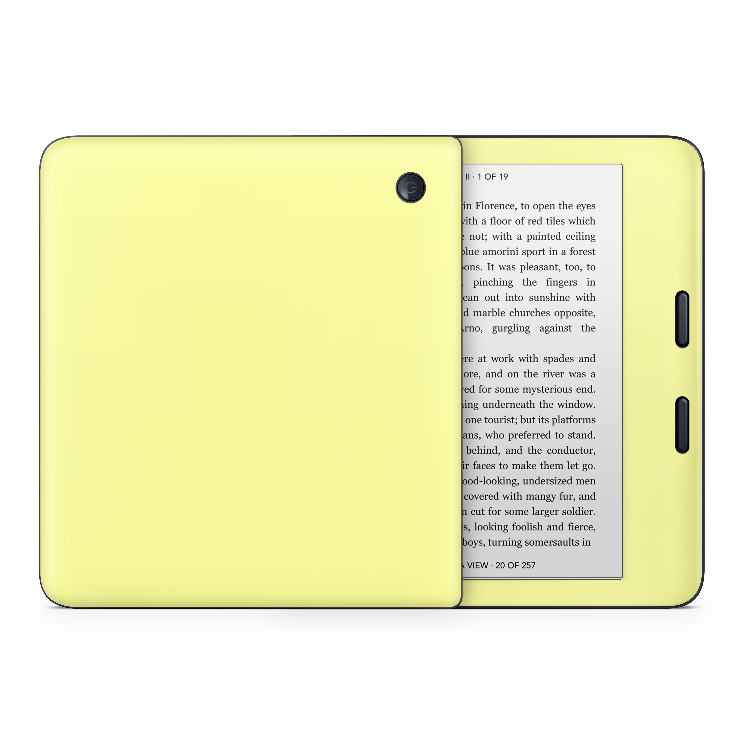 Pale Yellow Kobo eReader Skin