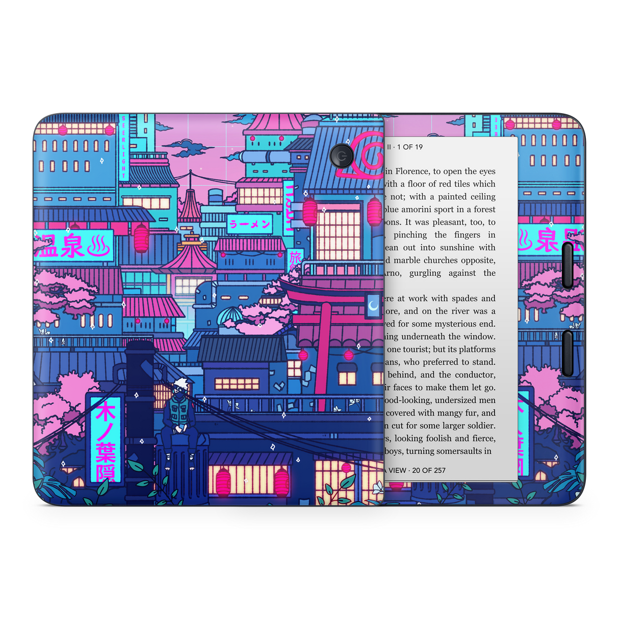 Cyberpunk Village Kobo Skin