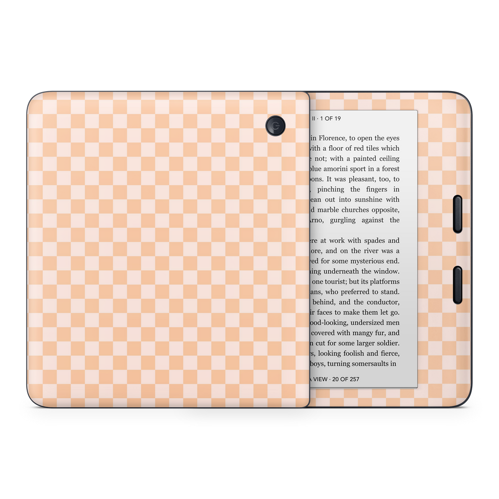 Checkered Cream Kobo Skin
