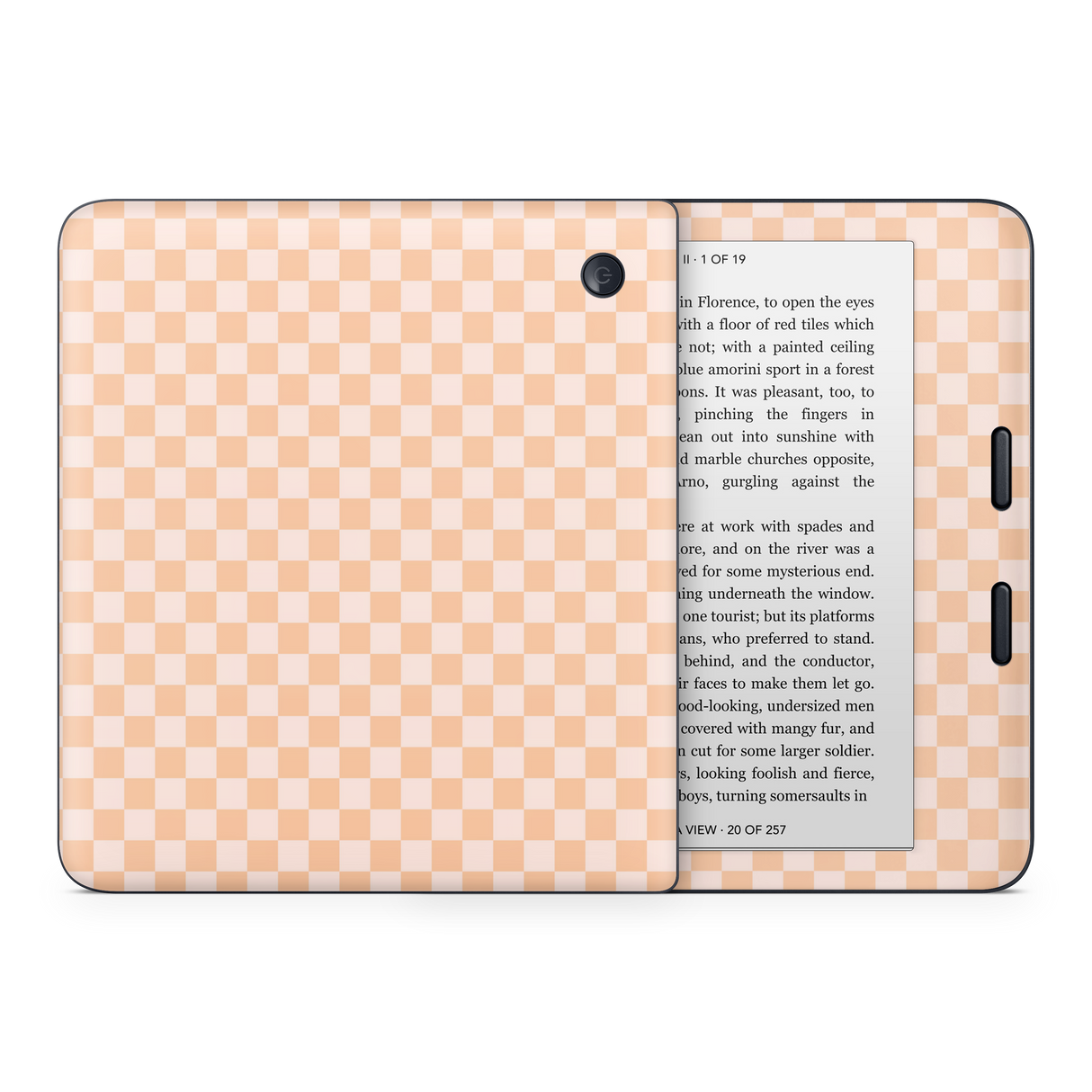 Checkered Cream Kobo Skin