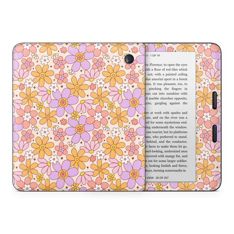 Groovy floral Kobo Skin