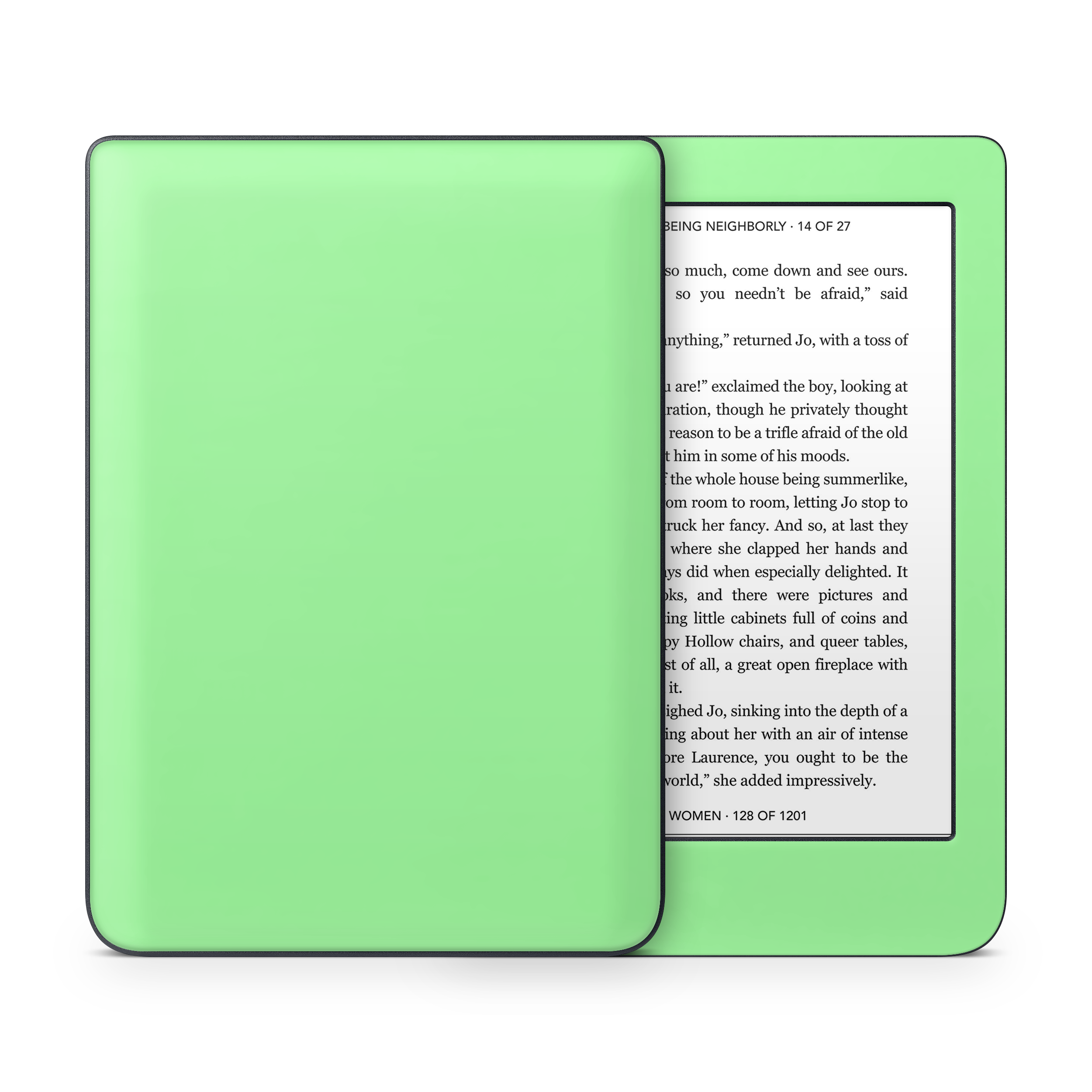 Mint Green Kobo eReader Skin