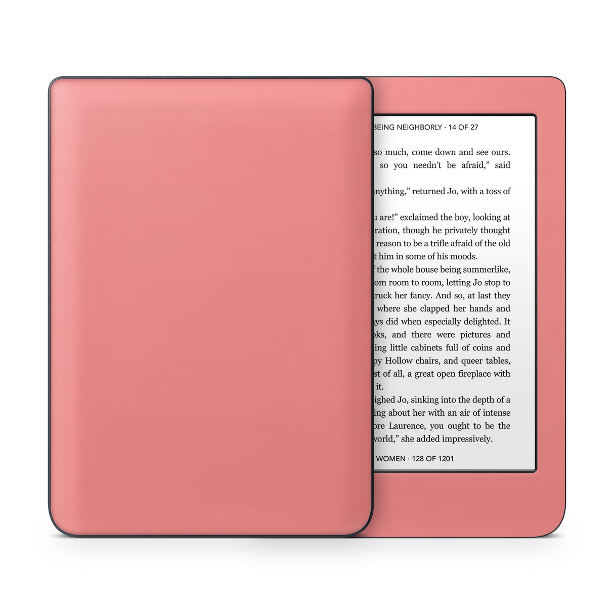 Light Coral Kobo eReader Skin