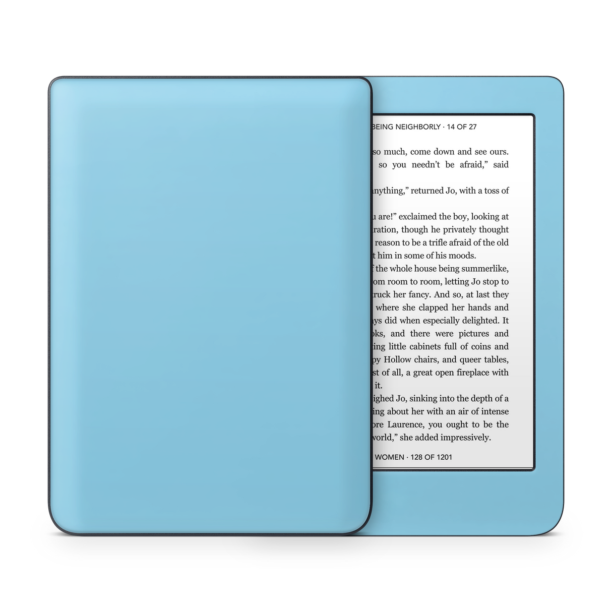 Sky Blue Kobo eReader Skin