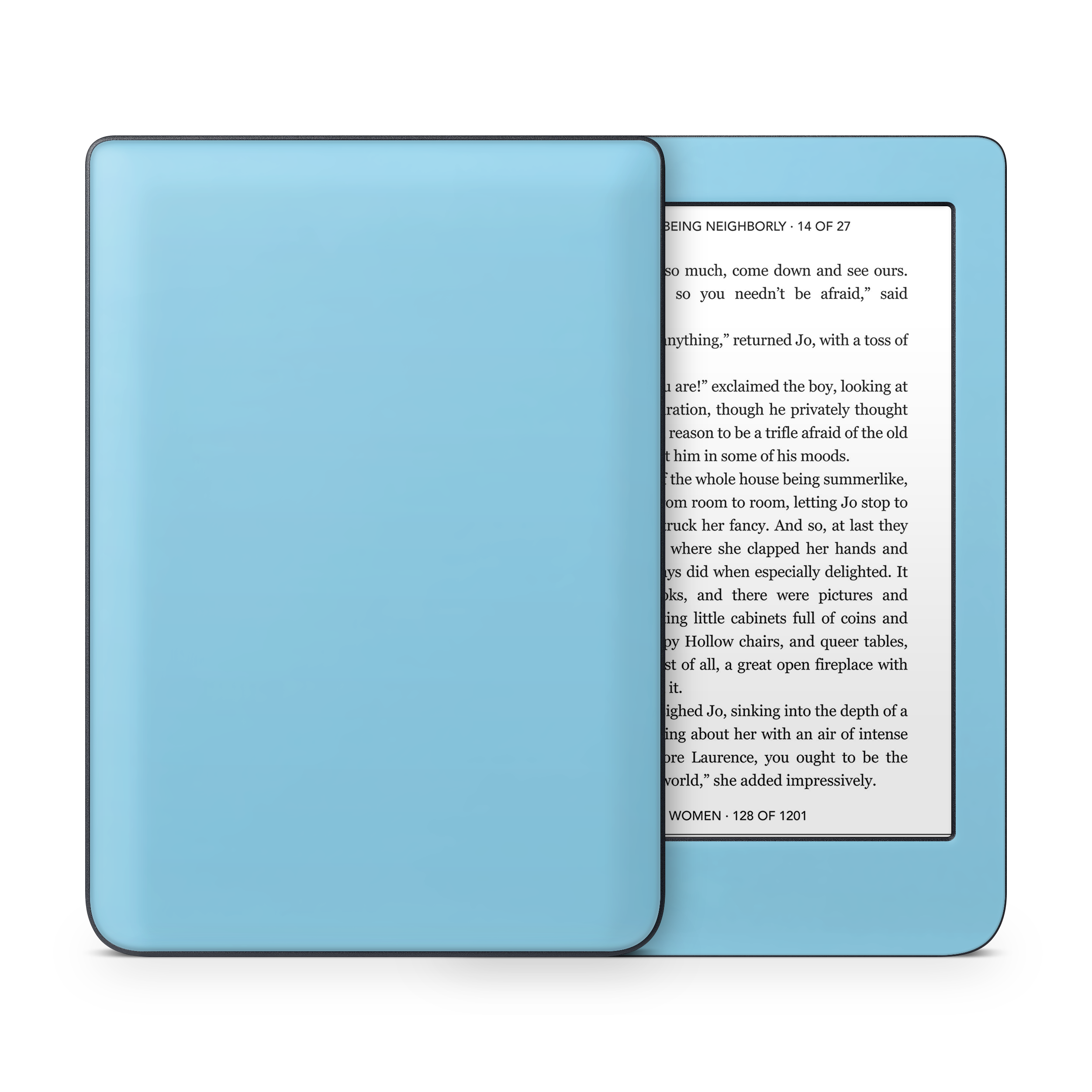 Sky Blue Kobo eReader Skin