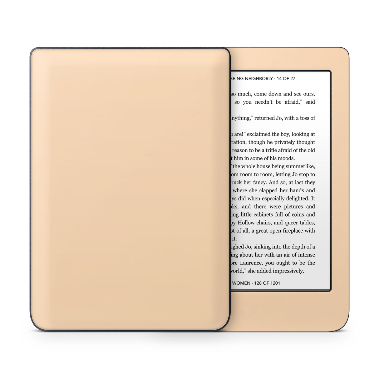 Pale Peach Kobo eReader Skin