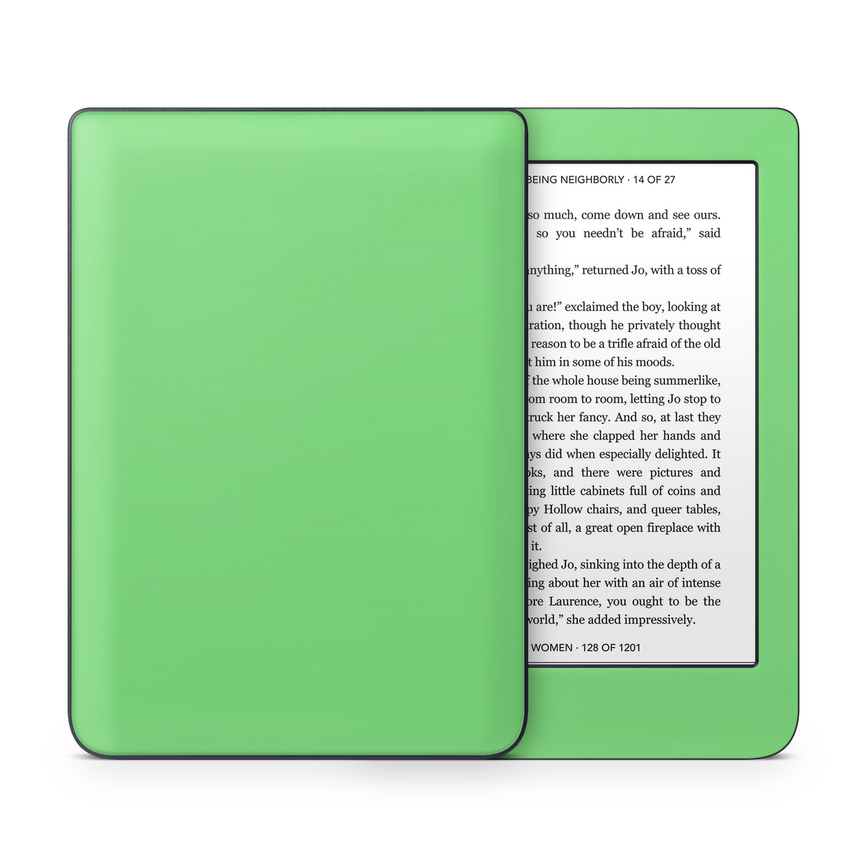 Pastel Green Kobo eReader Skin