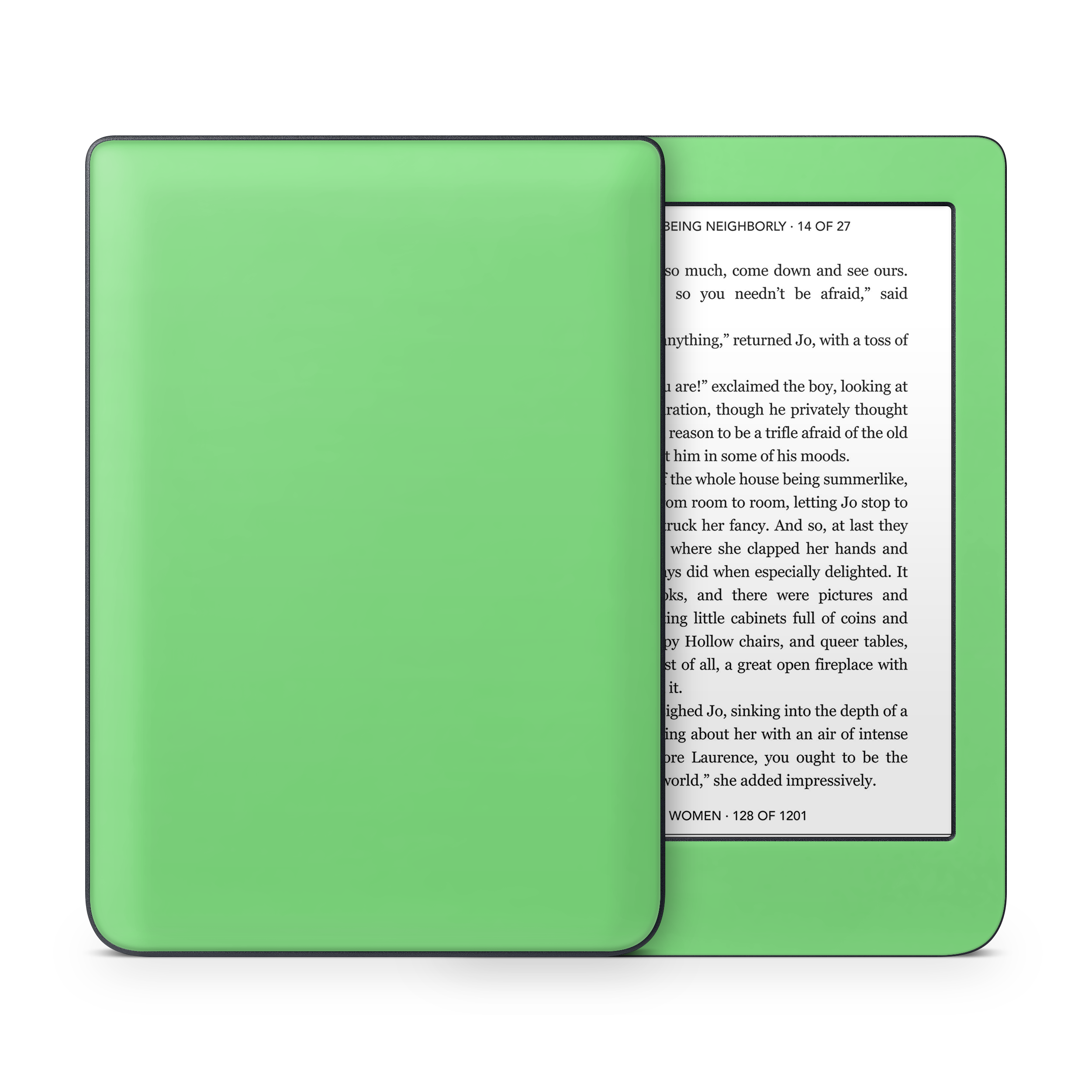 Pastel Green Kobo eReader Skin
