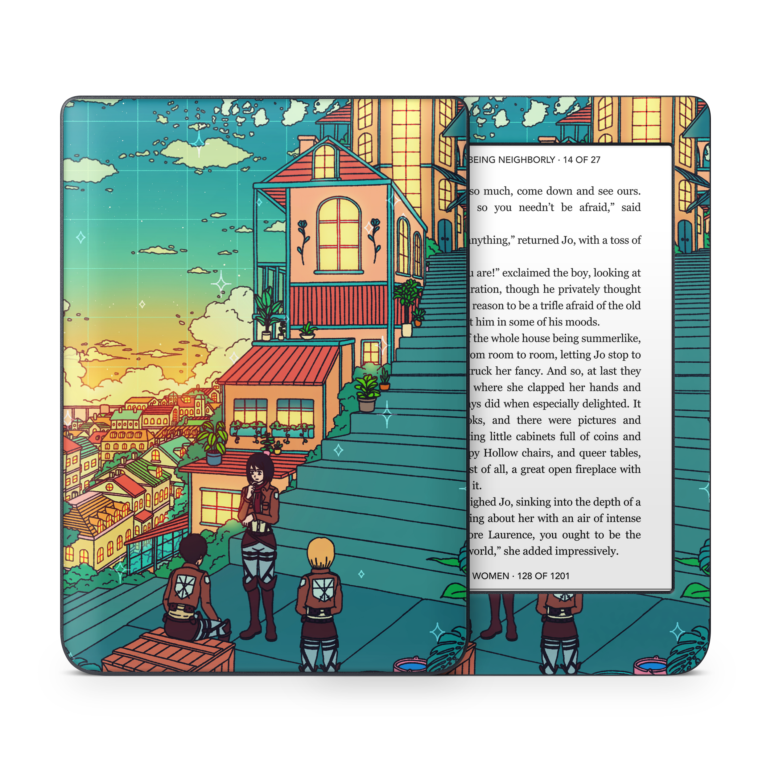 Titan and friends Kobo Skin