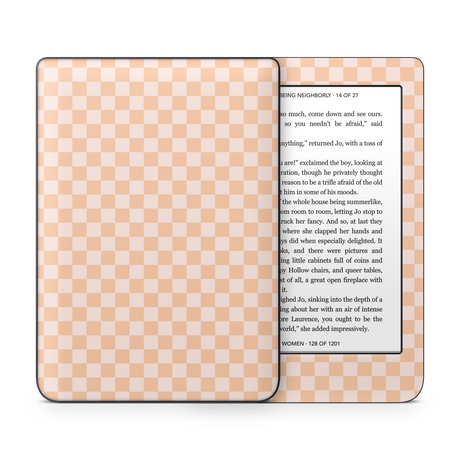 Checkered Cream Kobo Skin