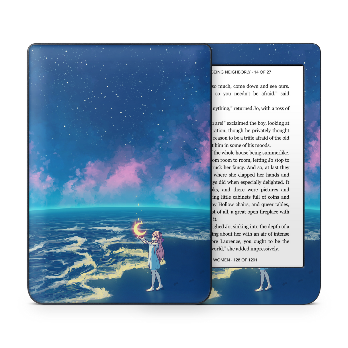 Catching the moon Kobo Skin