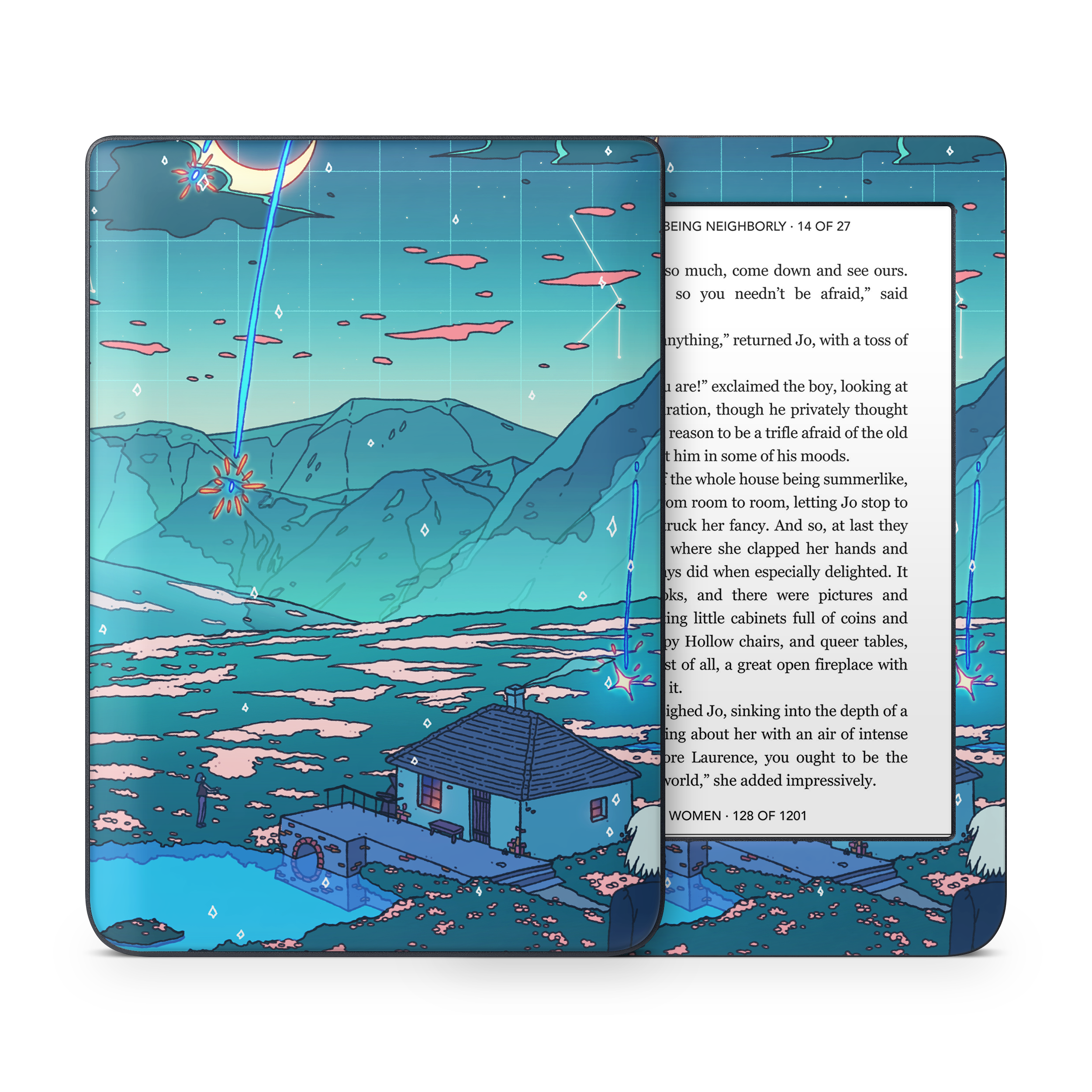 Crystal Shower Kobo Skin