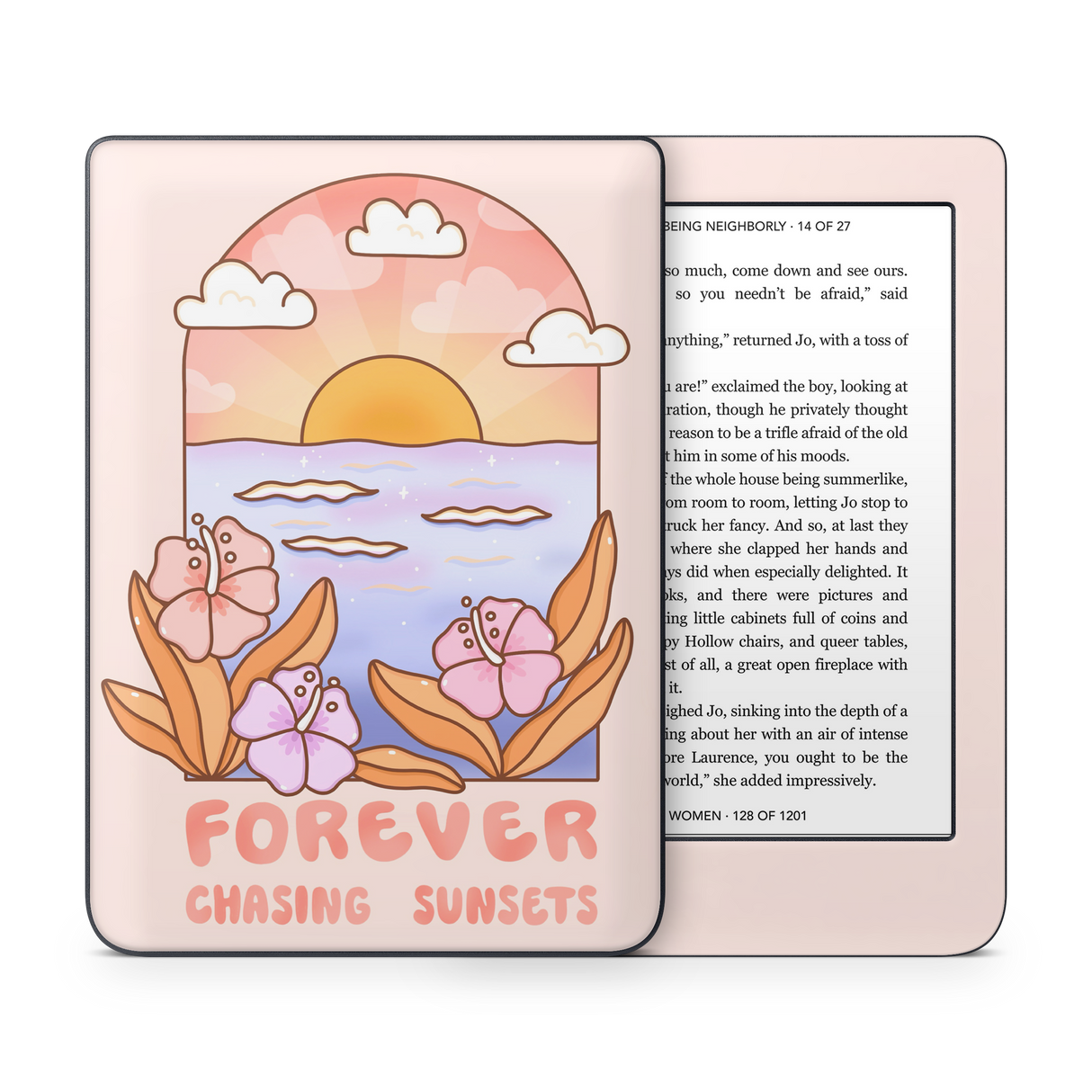 Chasing Sunsets Kobo Skin
