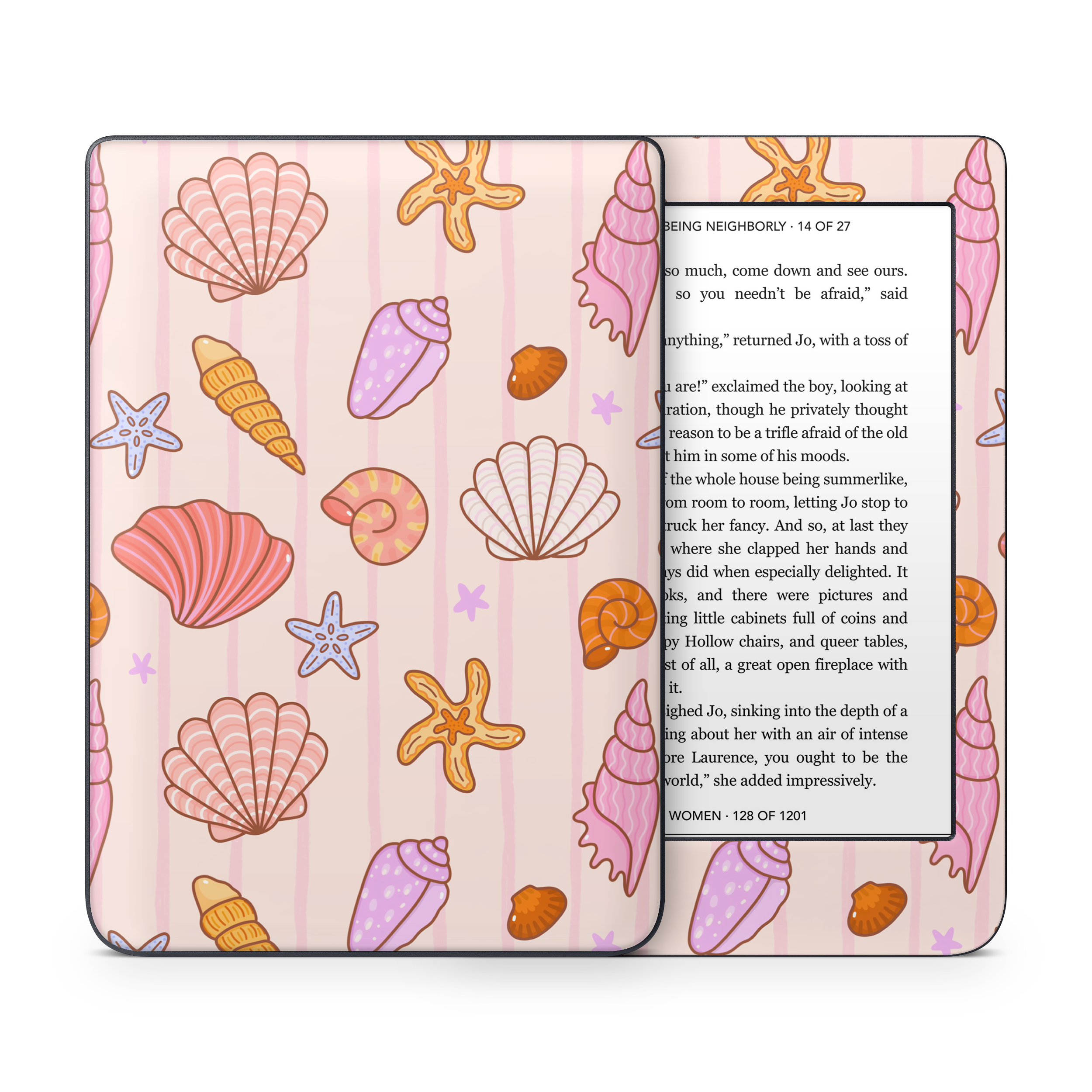 Seashells Kobo Skin