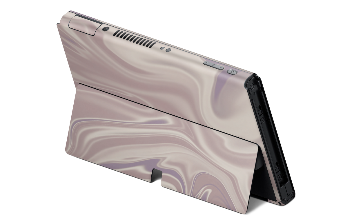 Nintendo Switch OLED Skin Lavender nights