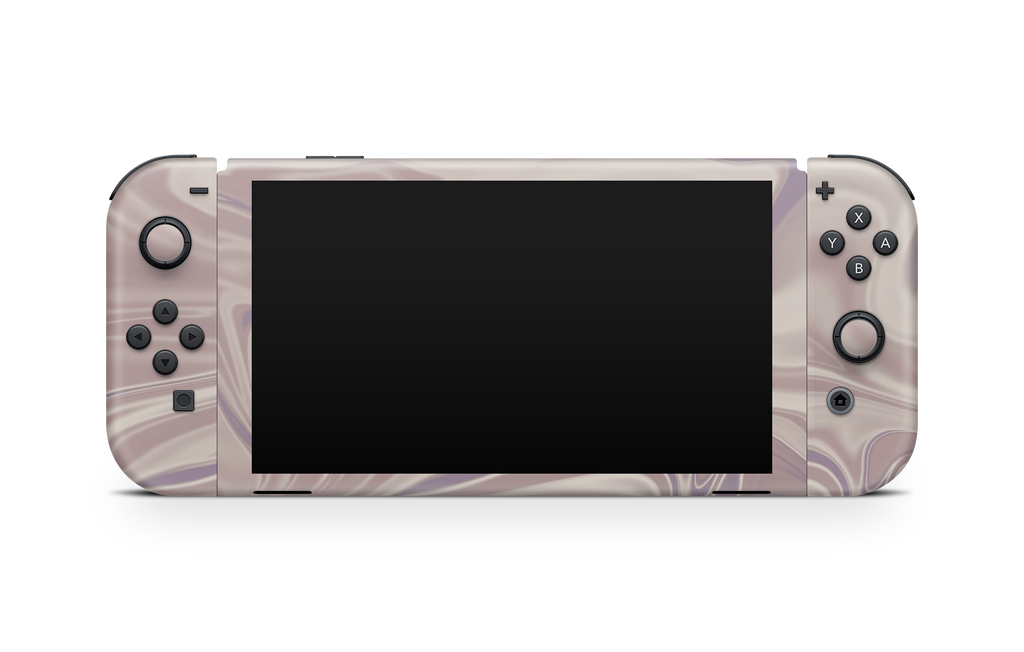 Nintendo Switch OLED Skin Lavender nights
