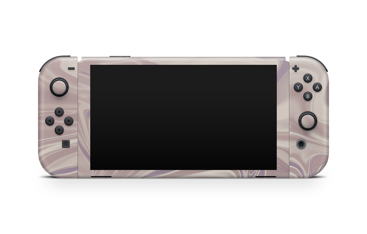 Nintendo Switch OLED Skin Lavender nights